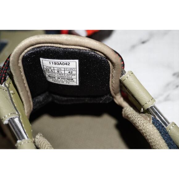 ASICS x COSTS Gel-Mai TR Gore-Tex Sneakers Men’s Size 8.5 Olive Green Black Red - Picture 7 of 8